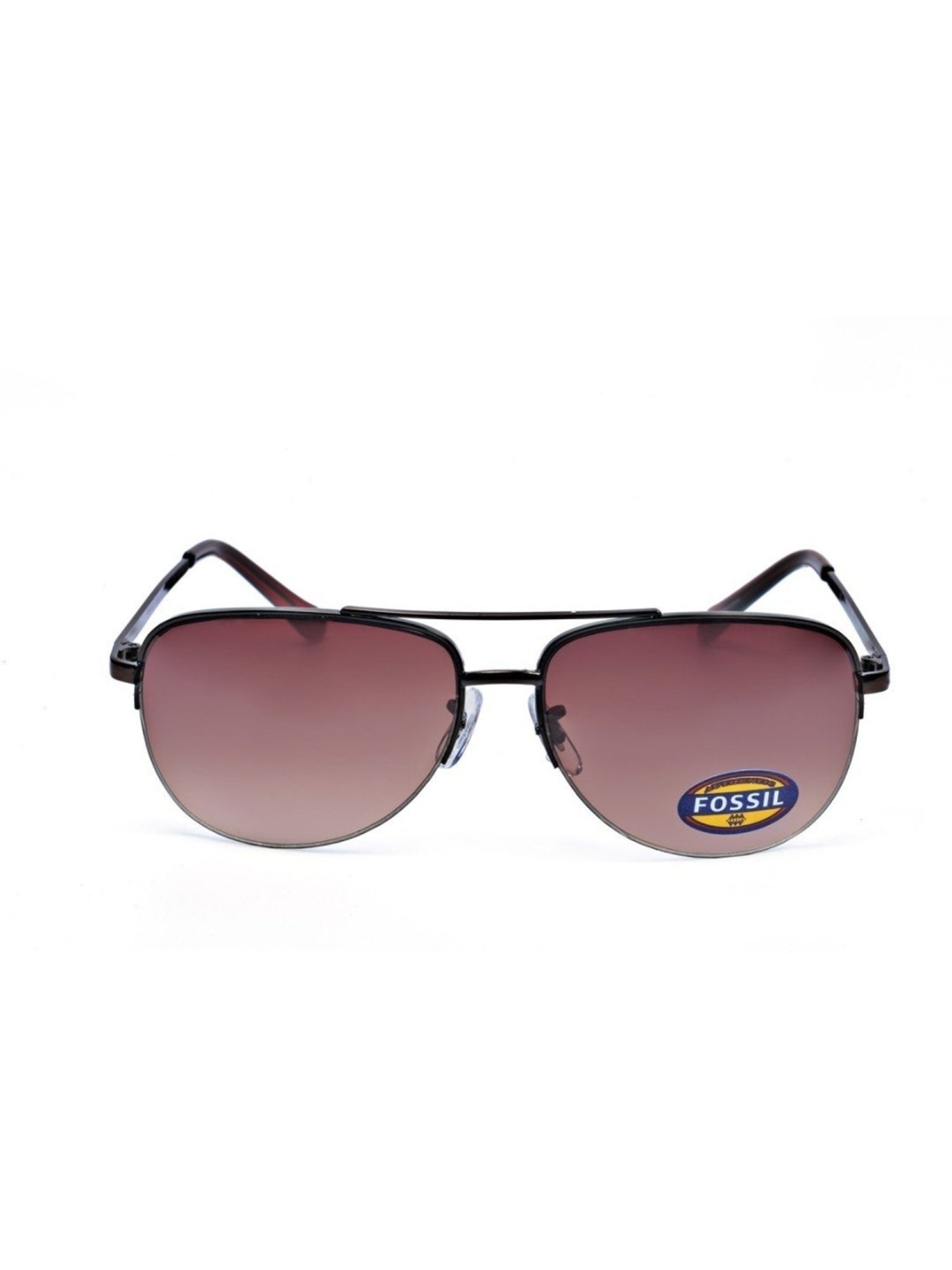 Fossil Purple Aviator UV Protection Sunglasses for Women