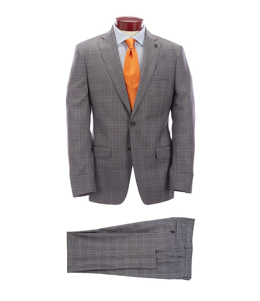 Cremieux Classic Fit Pleated Pant Solid Wool Suit