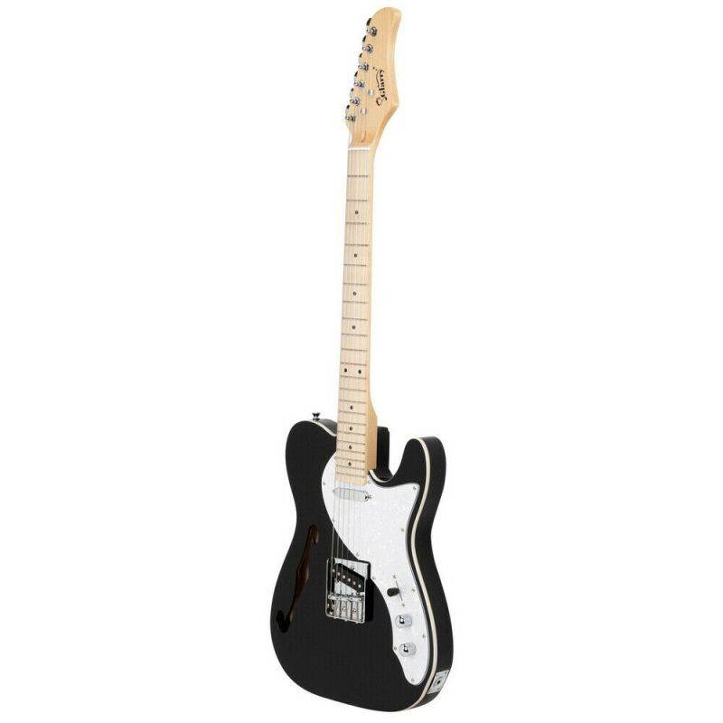 New   Semi-Hollow Body Single F-Hole Right Hander Electric Guitar Black