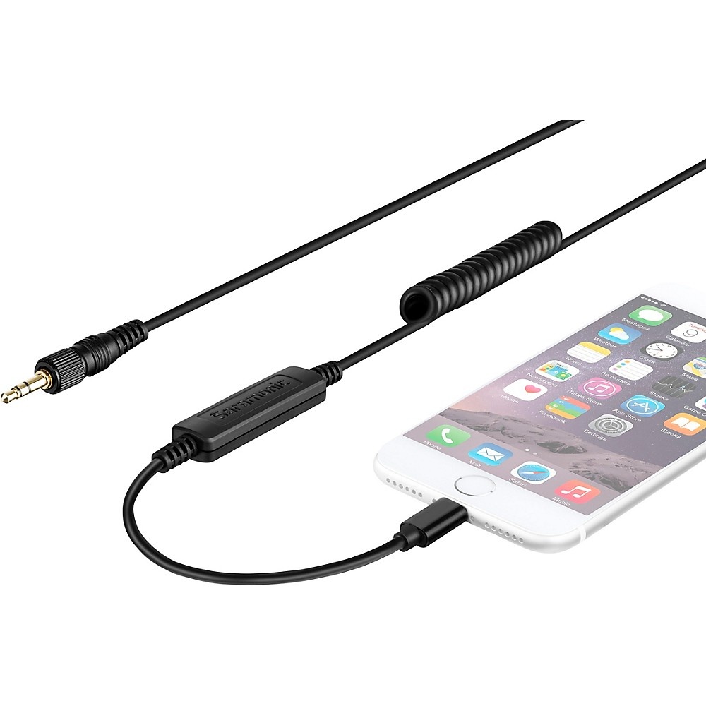 Saramonic LC-C35 Locking 1/8in (3.5mm) to Apple Lightning Output Cable (iPhone and iPad)