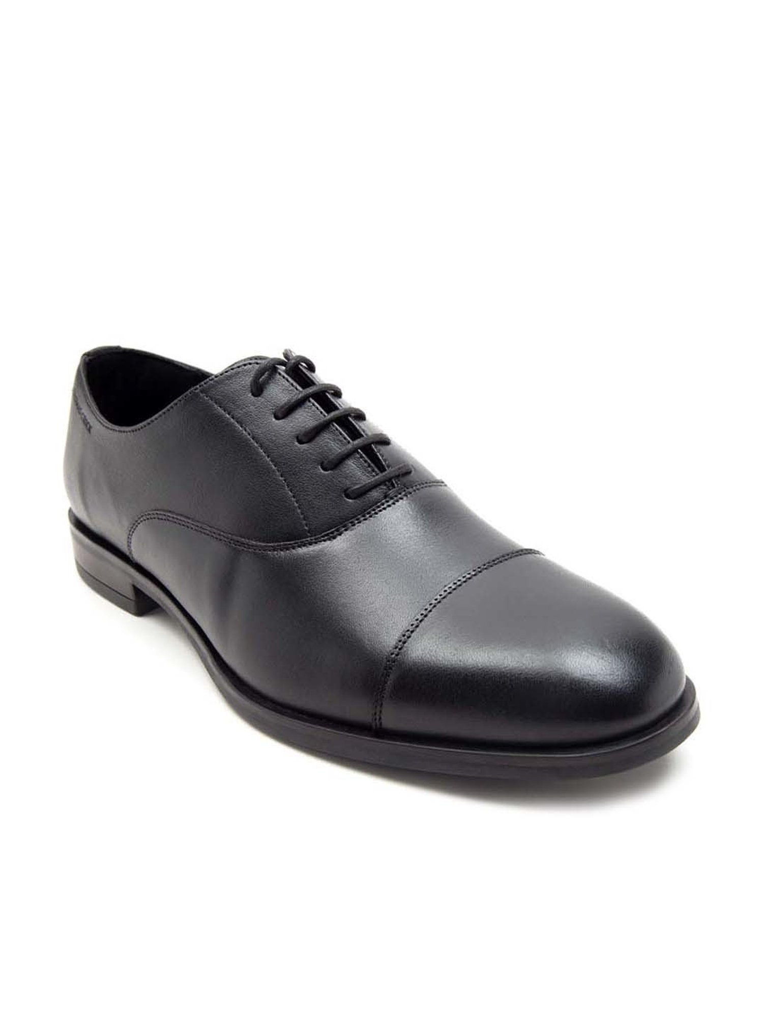 THOMAS CRICK Men's Black Oxford Shoes
