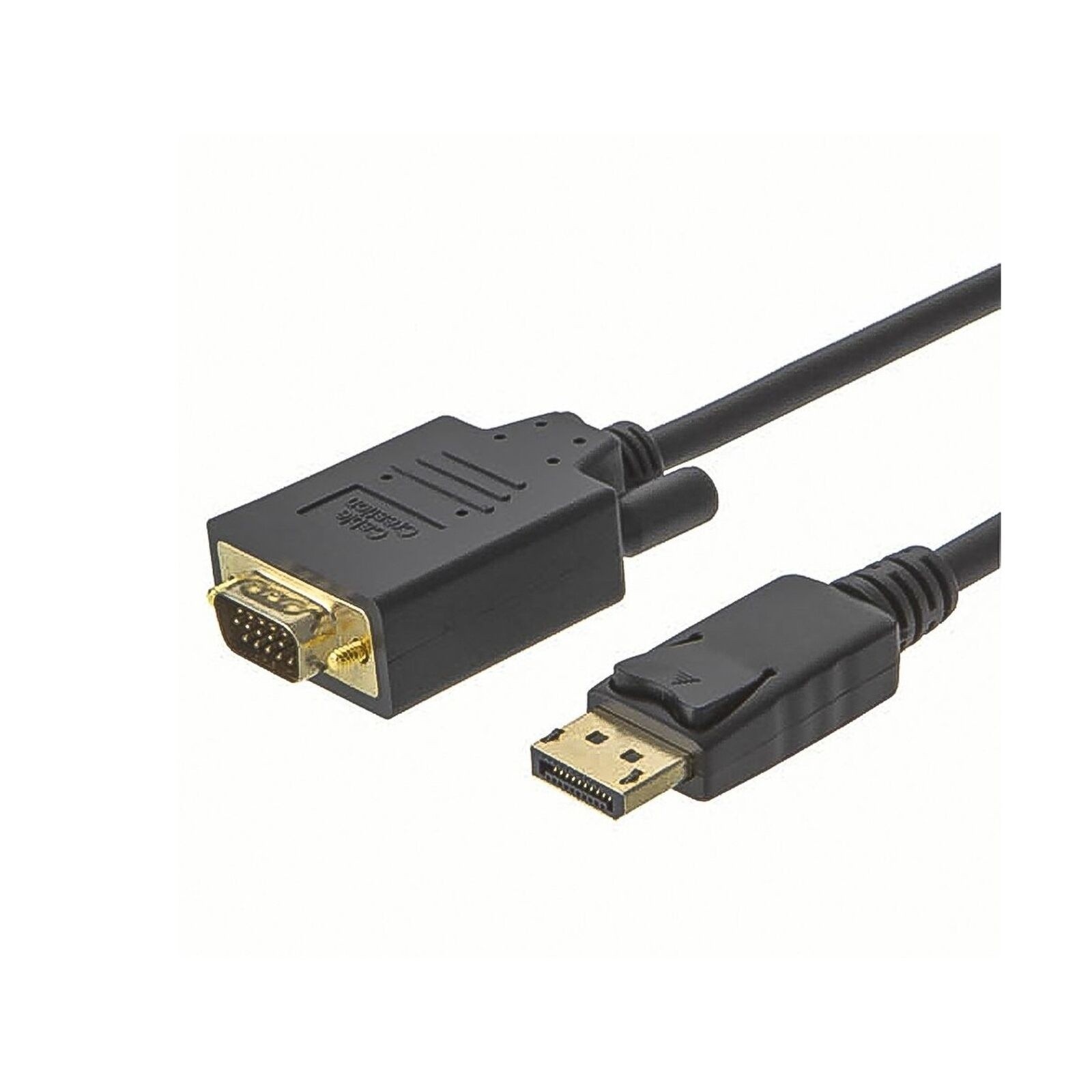 DP to VGA CableCableCreation 6FT Displayport To Vga Cable Gold Plated Standar...