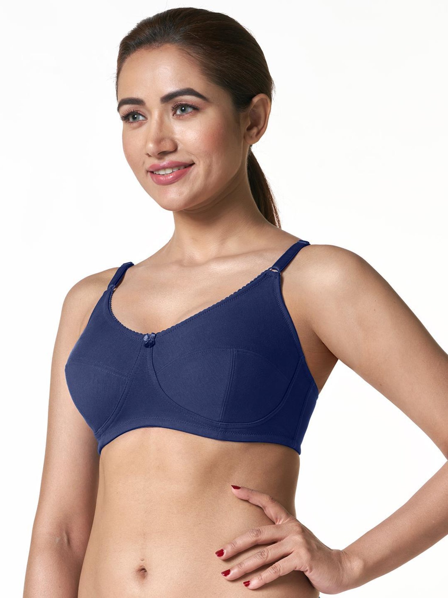 BLOSSOM Navy Full Coverage Everyday Bra
