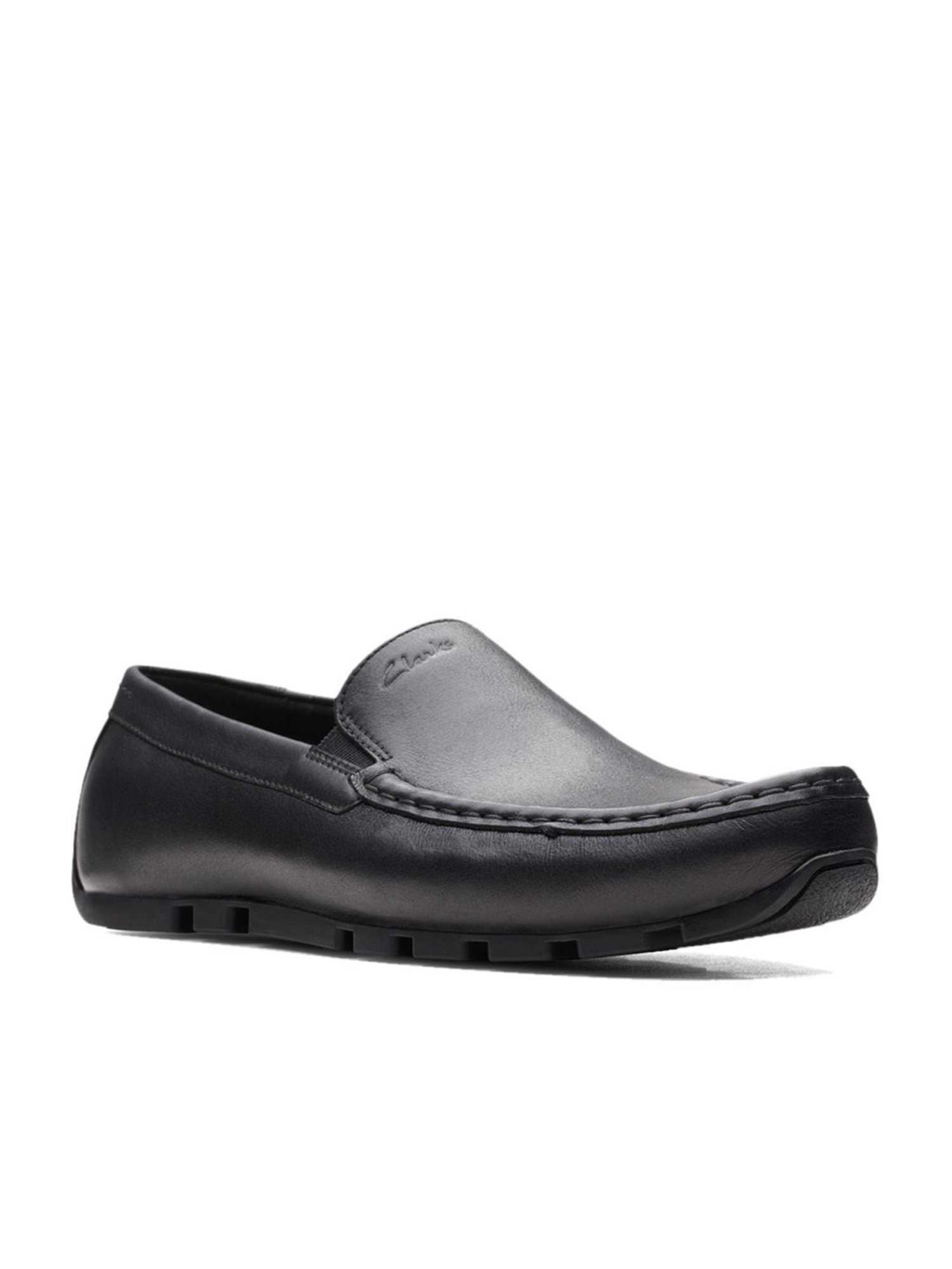 Clarks Men's Black Casual Loafers