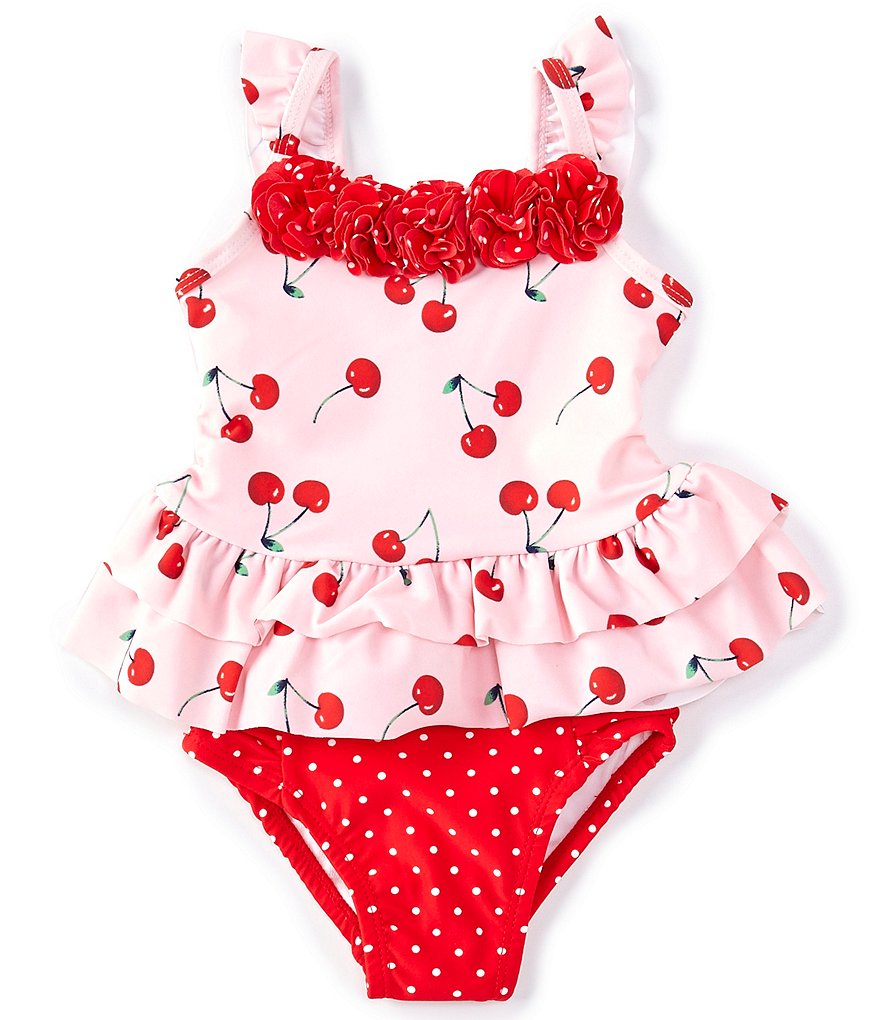 Joules Baby Girls Newborn-24 Months Bunny Skirted One-Piece Swimsuit
