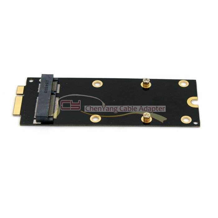 CY mSATA SSD to Pro Retina i Mac A1398 MC975 MC976 17+7pin SSD Convertor Card Adapter