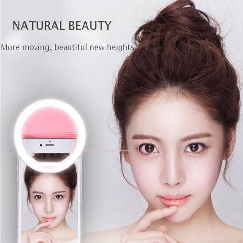 Self-timer led ring fill light portable phone 36 LEDS self-timer lamp level 3 luminous ring