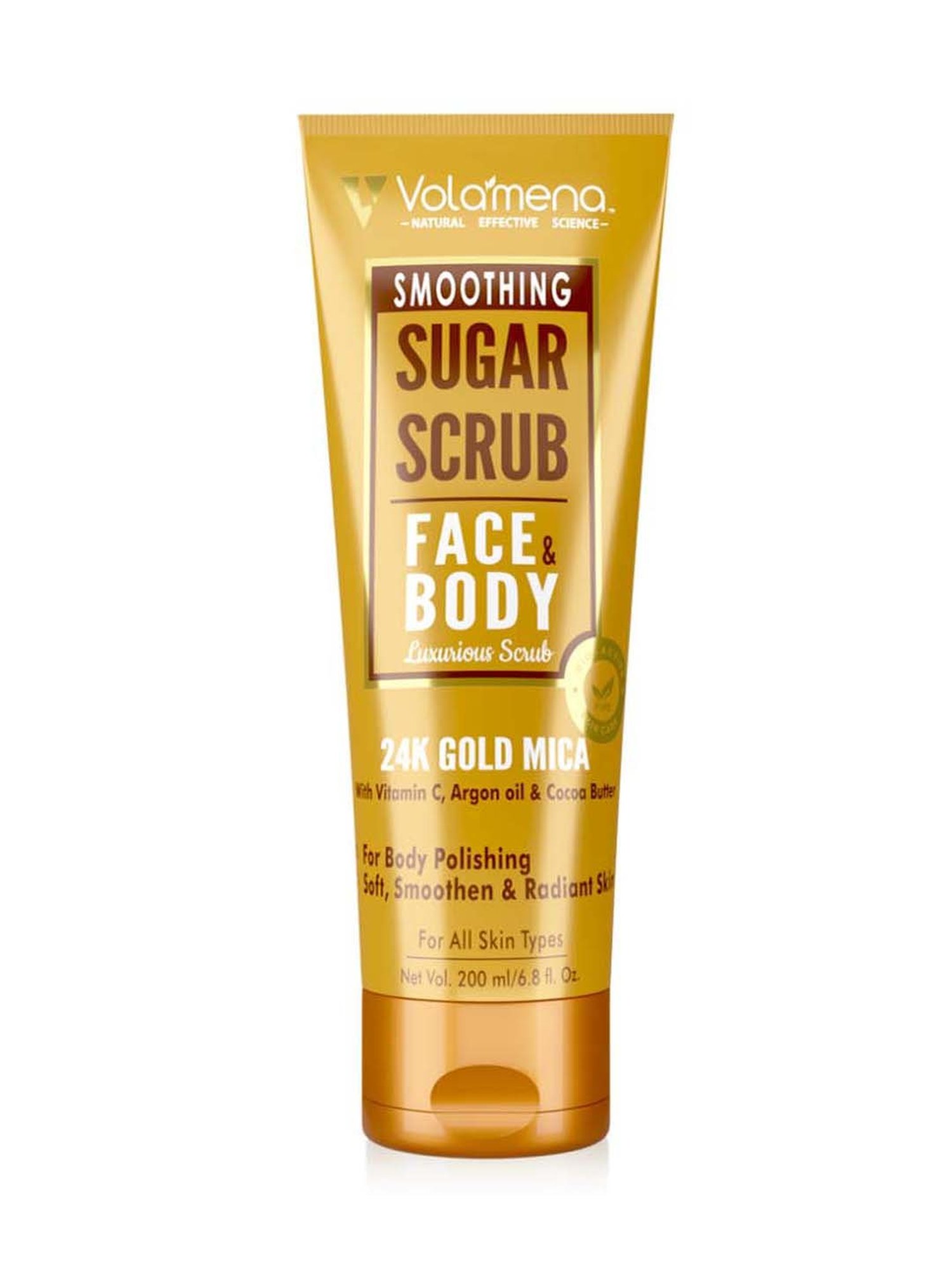 Volamena Smoothing Face & Body Scrub - 200 ml