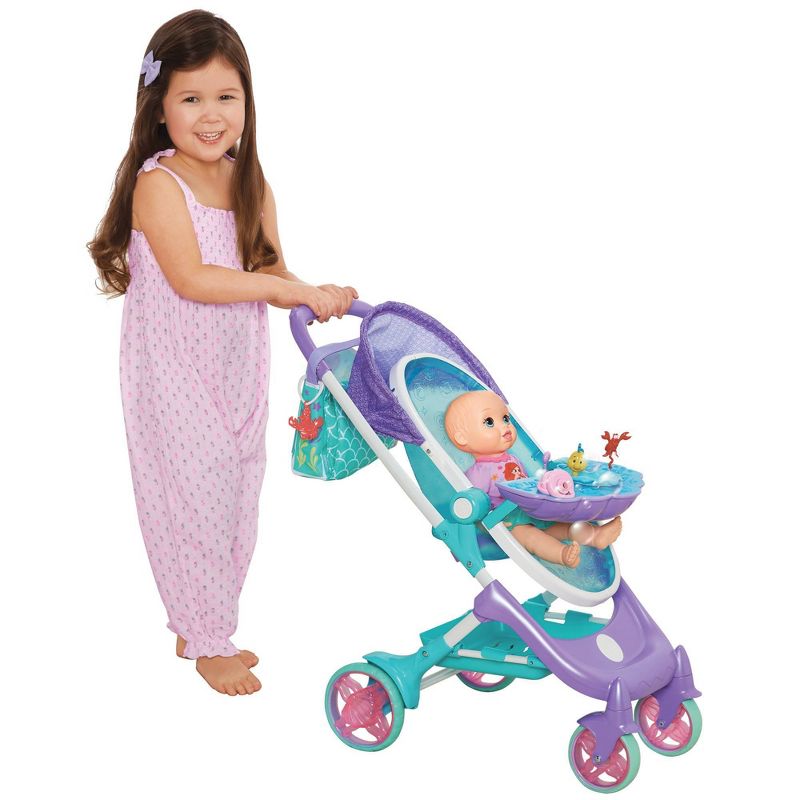 My Disney Nursery Musical Bubble Doll Stroller - The Little Mermaid