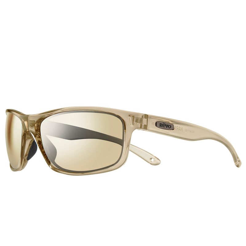 Revo Harness L RE 4071 12 CH Unisex Sport Polarized Sunglasses Crystal Sand 61mm