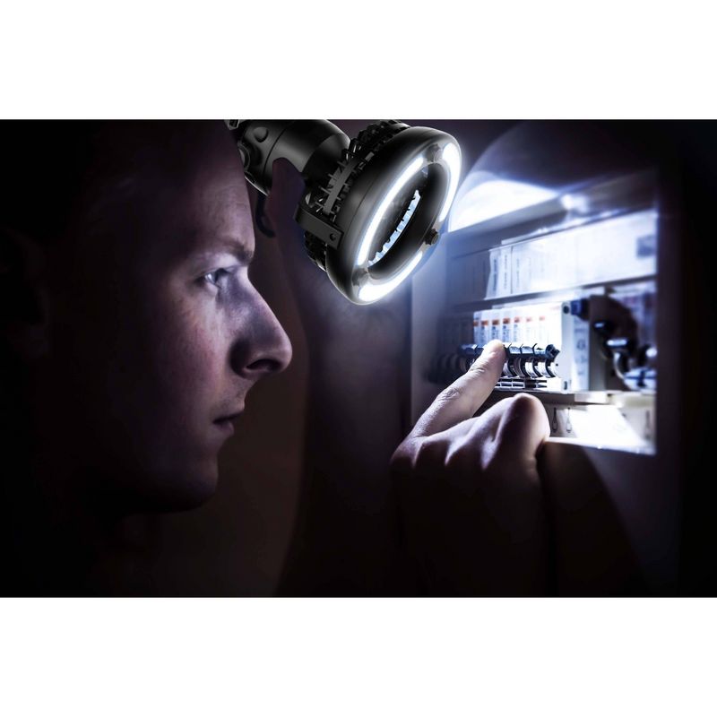 Climature Multipurpouse 2 In 1 Led Light And Portable Fan Black