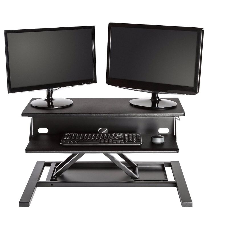 Luxor Level Up Pro 32W Adjustable Riser, Laminate Wood LVLUP