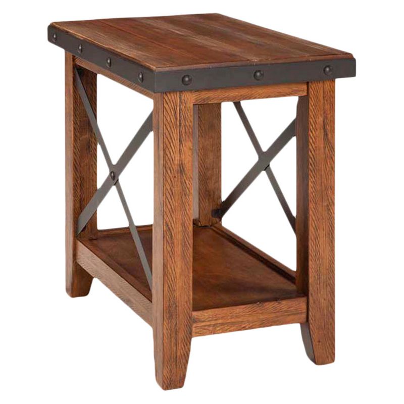 Taos Chairside Table Brown - Intercon