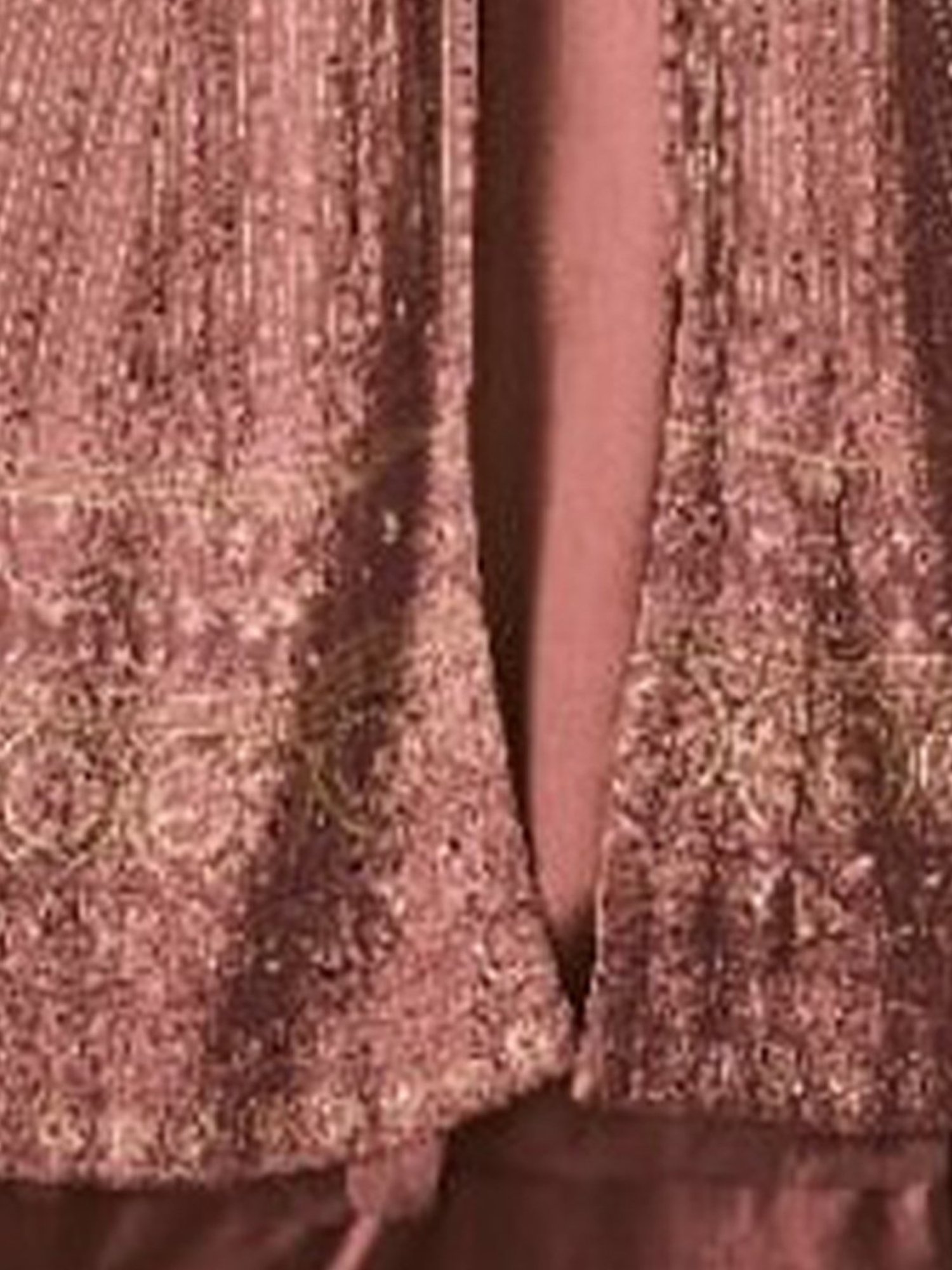 Odette Peach Embroidered Unstitched Dress Material