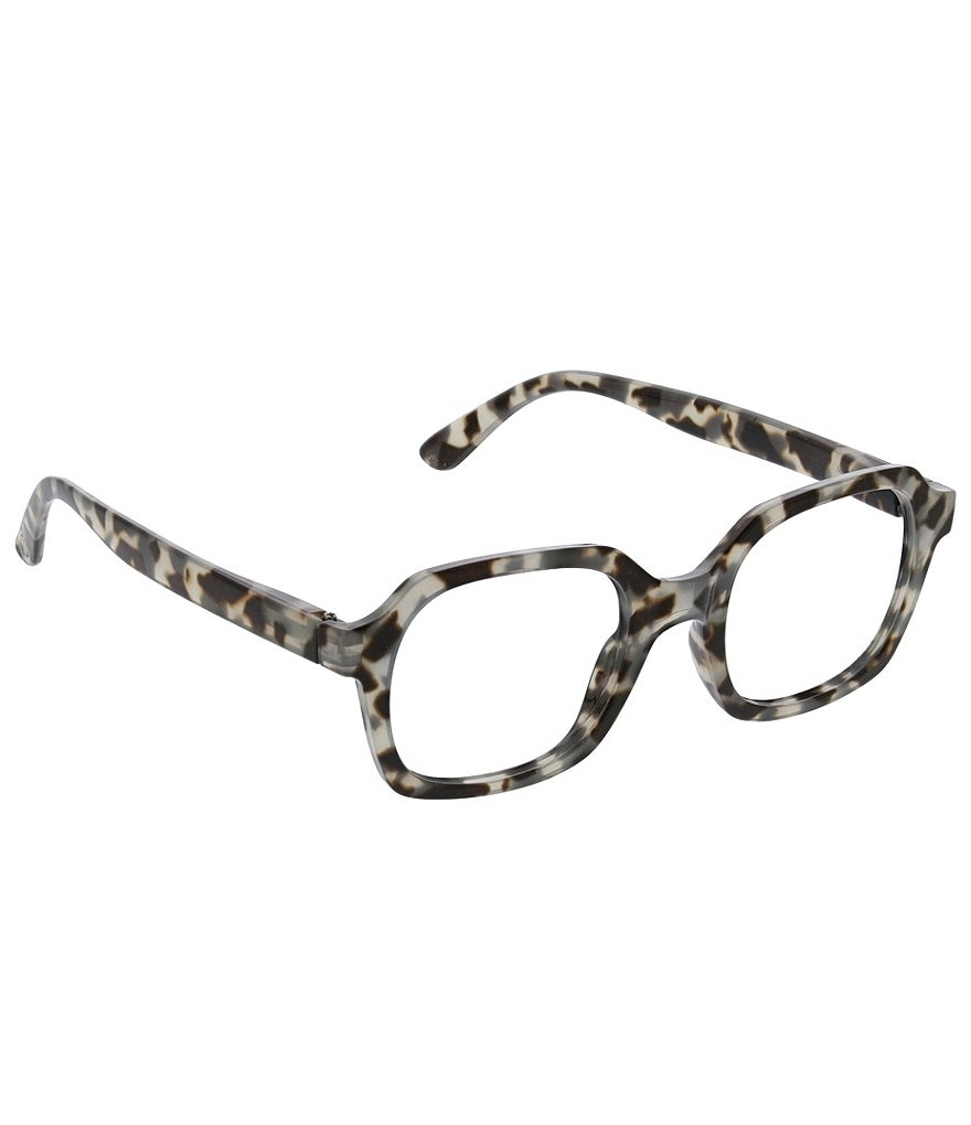 Peepers Jet Set Gray Tortoise Blue Light Reader Glasses