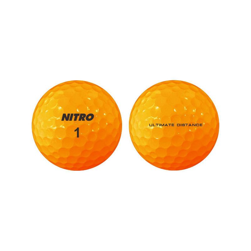 Nitro Golf Ultimate Distance Golf Balls Orange - 30pc