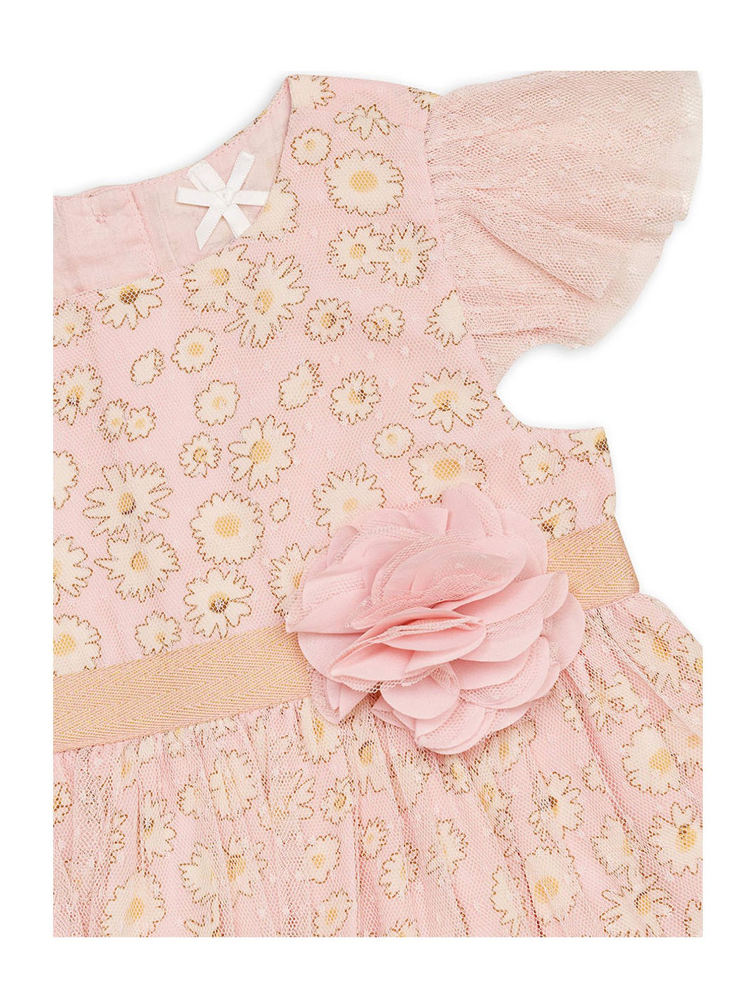 Ed-a-Mamma Baby Multicolor Printed Dress (Pack Of 2)