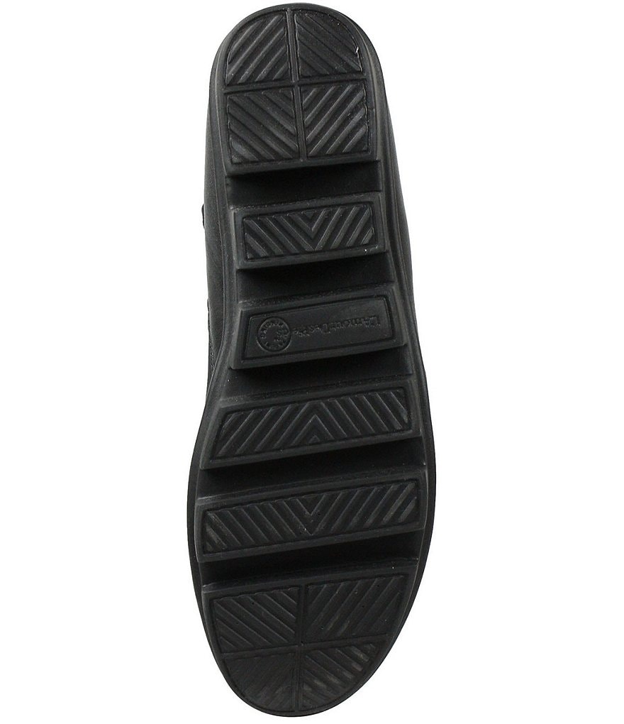 L'Amour Des Pieds Howin Stretch Wedge Lug Sole Ankle Booties