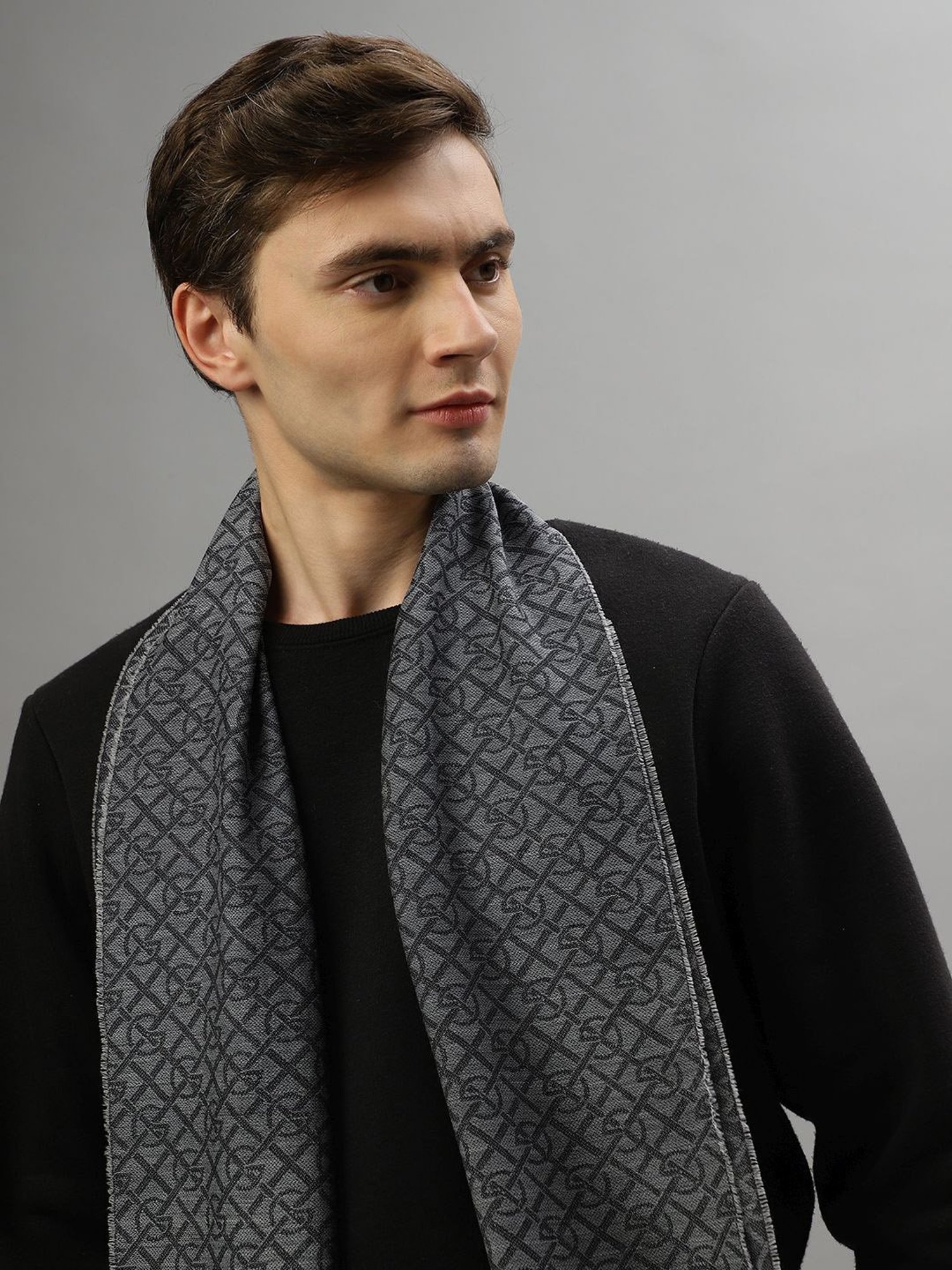 Gant Green Wool Solid Muffler