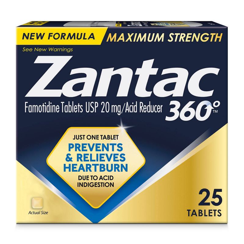 Zantac 20mg Digestive Health Tablets - 25ct