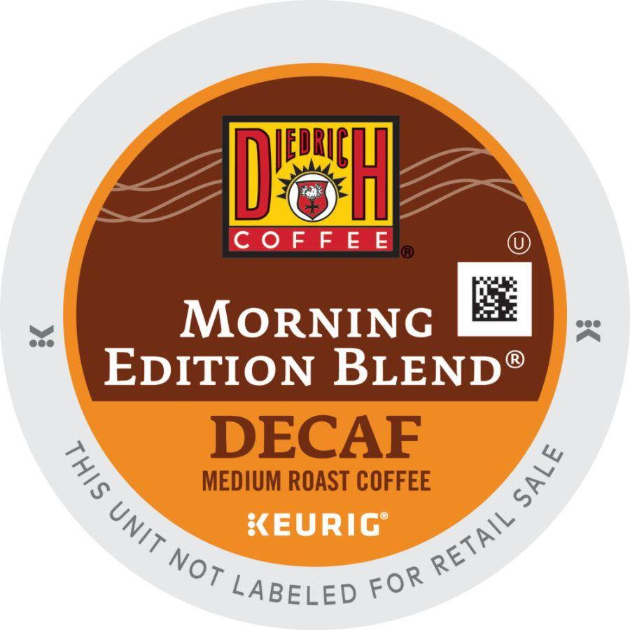 Diedrich Morning Edition Decaf Single-Serve K-Cup&reg;, Carton Of 24