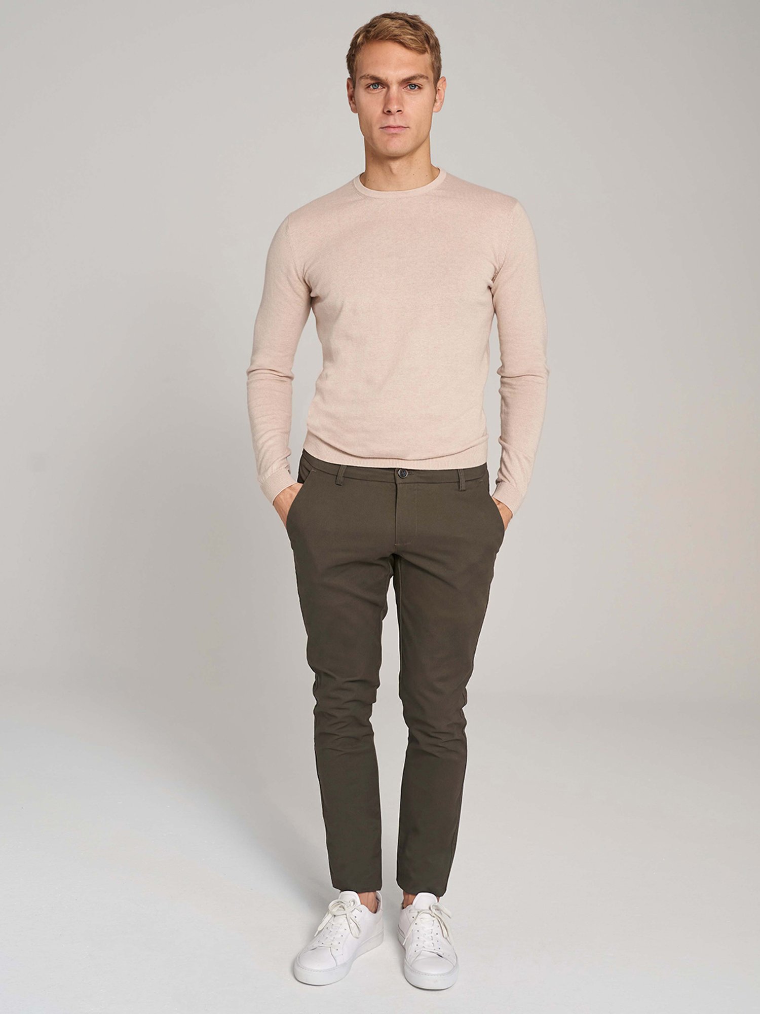Bruun & Stengade Olive Solid Trousers