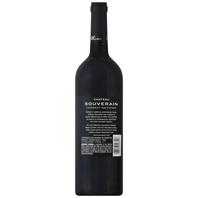 Chateau Souverain Cabernet Sauvignon Red Wine - 750ml Bottle