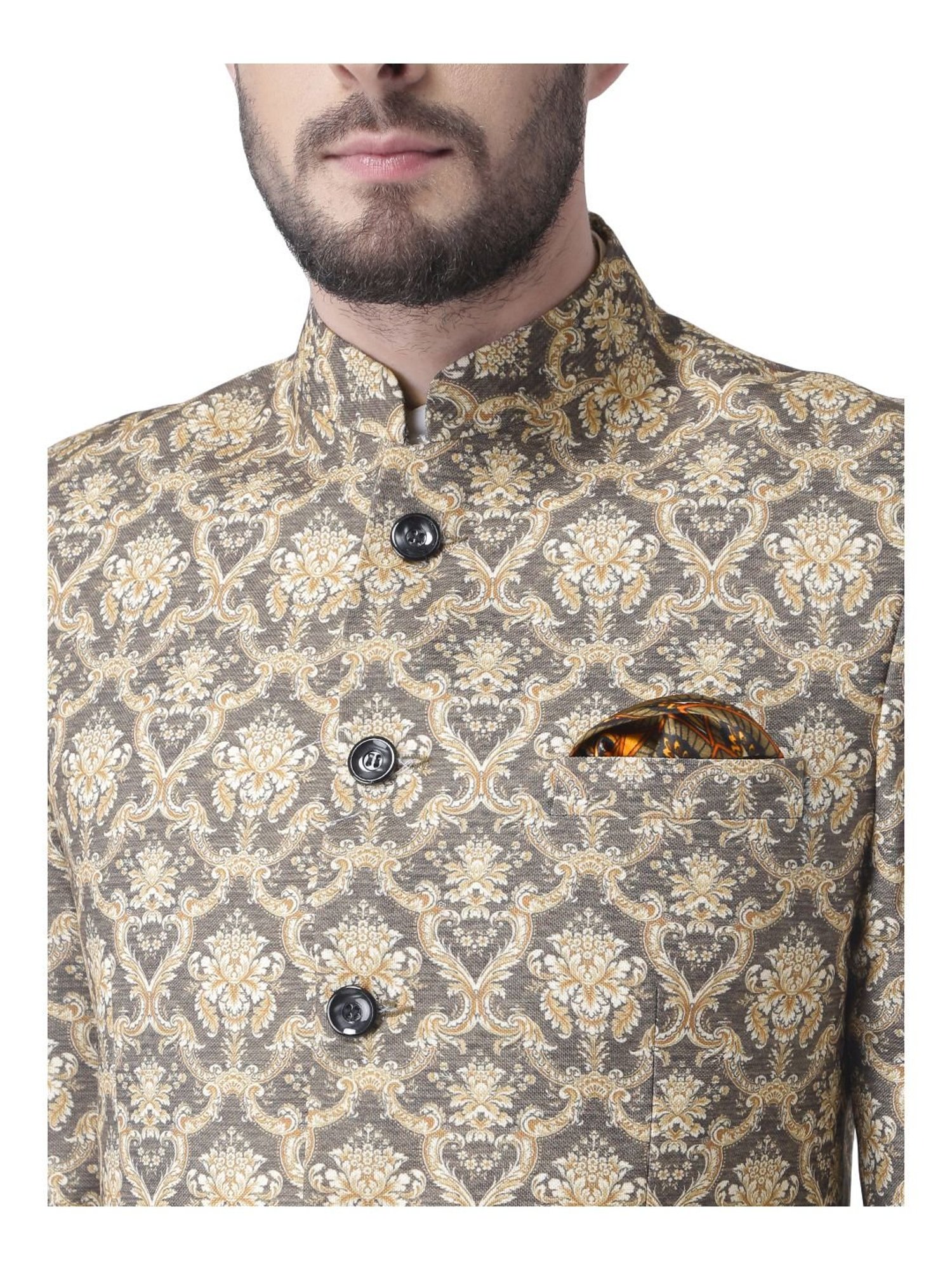 Hang Up Multicolor Regular Fit Printed Blazer