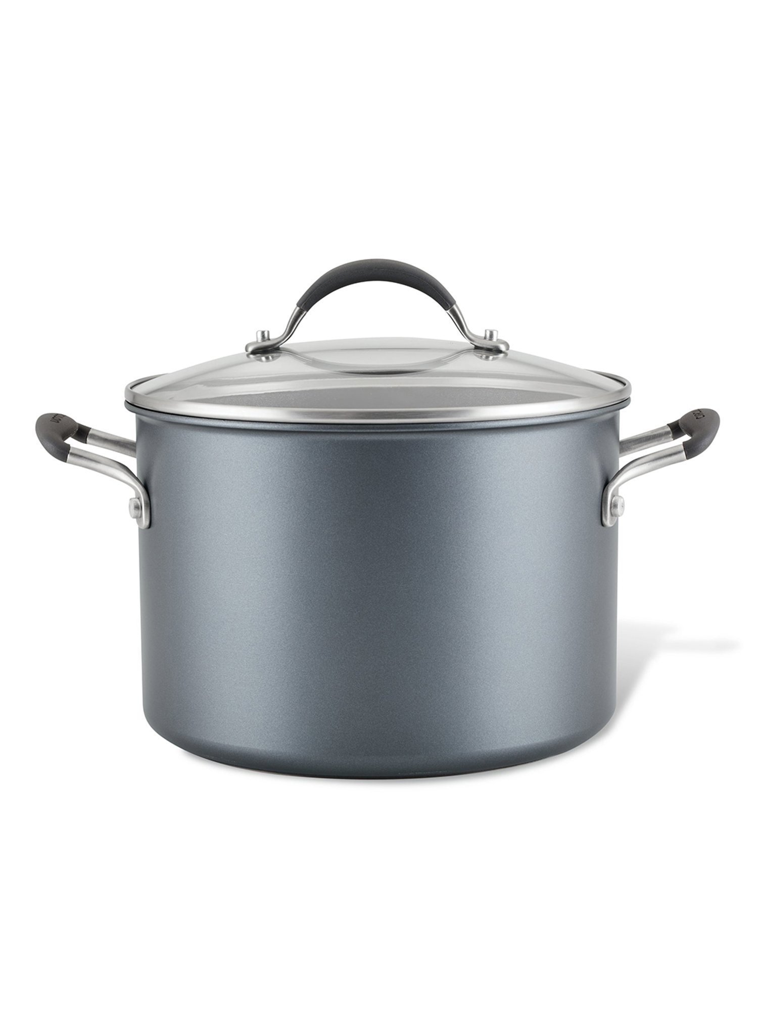 Meyer Circulon A1 Black Aluminium Stockpot with Lid