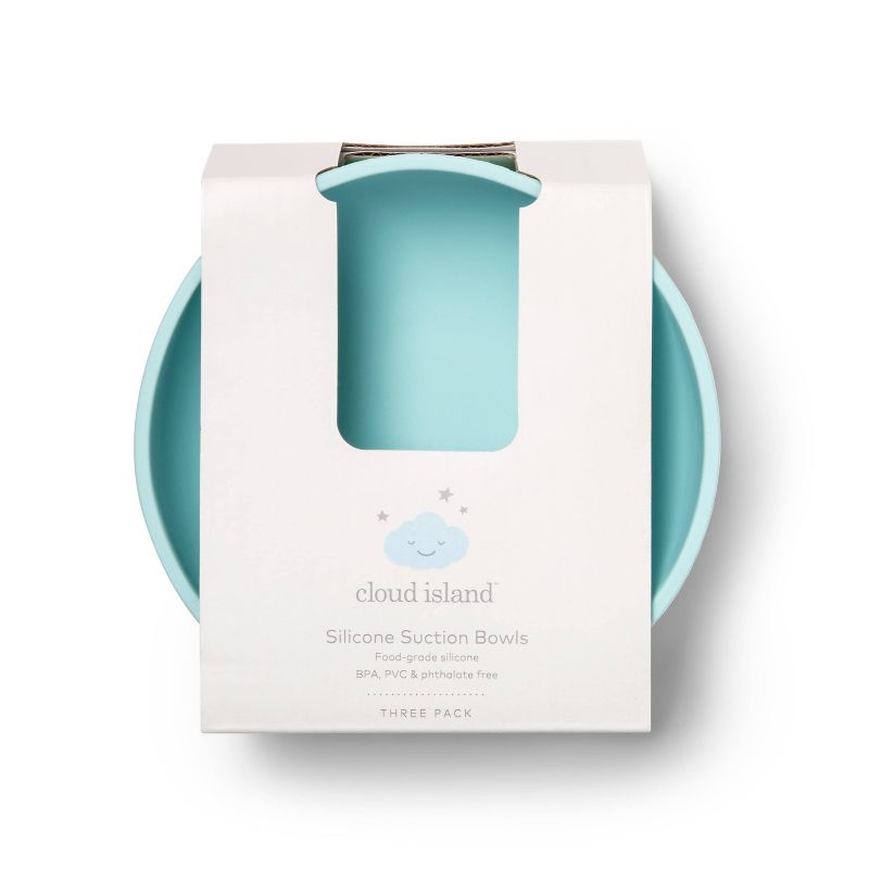 Silicone Suction Bowls - Cloud Island™ - 3pk