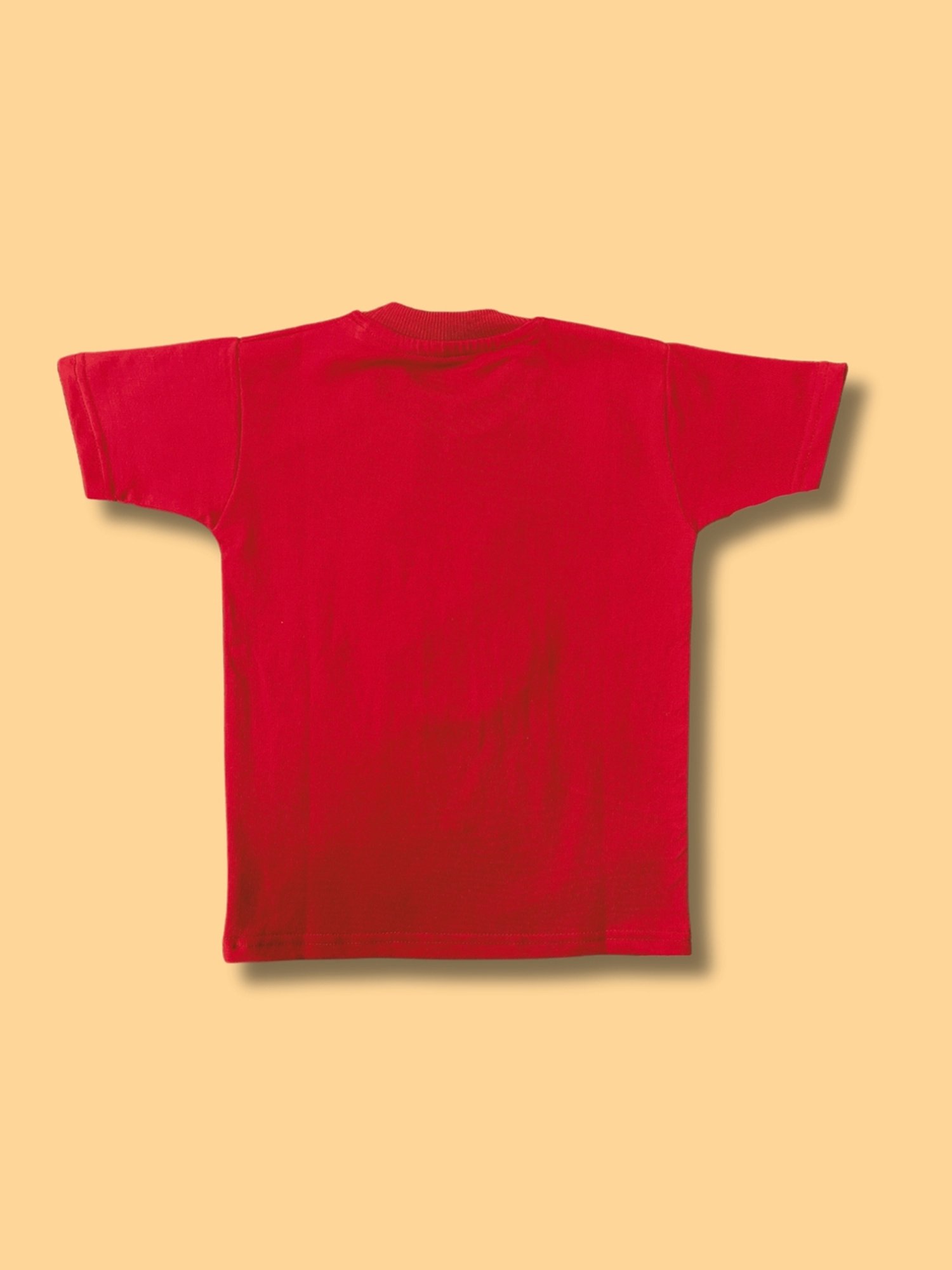 Tippy Top Kids Red Self Design T-Shirt