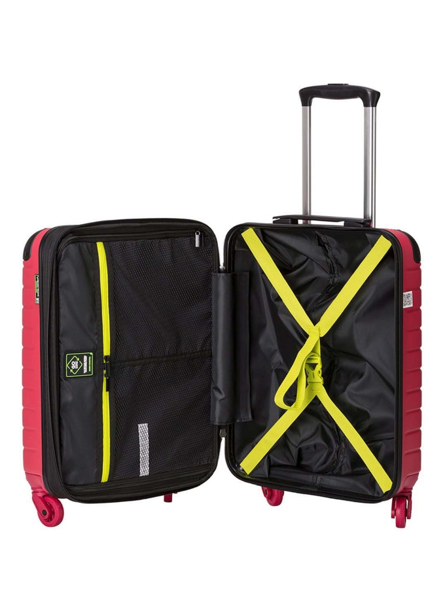 Assembly Green Textured Small Cabin Trolley - 20 inch