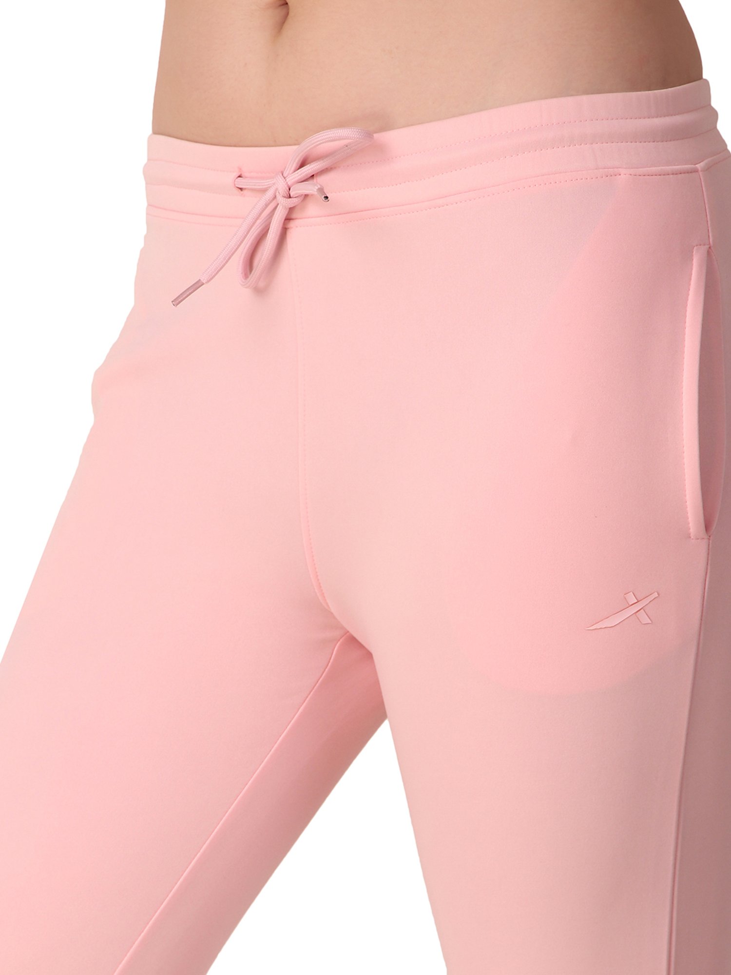Vector X Light Pink Regular Fit Mid Rise Track Pants