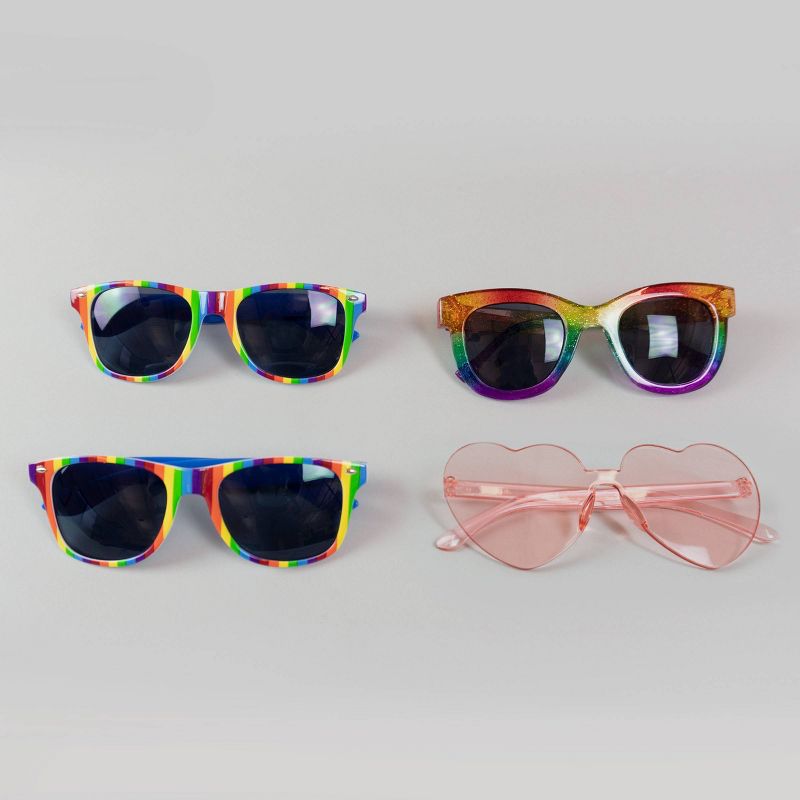 4ct Sunglasses Rainbow/Pink - Bullseye's Playground™