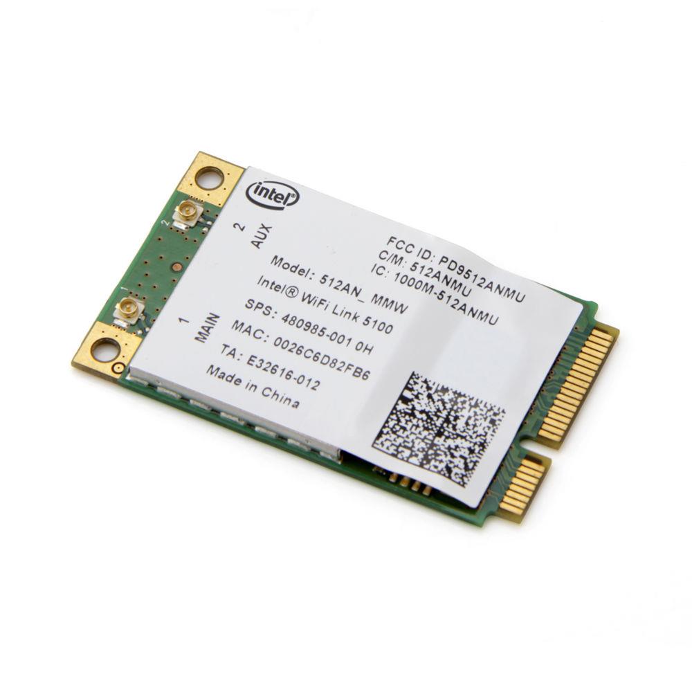 Intel 512AN_MMW WiFi Link 5100 2.4Ghz 5Ghz 300Mbps Wireless-N PCI-E Network Card