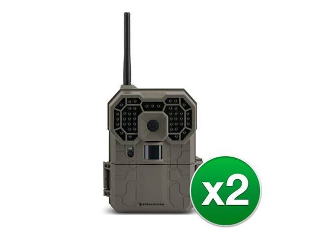 Stealth Cam 12MP Infrared Camera (2-Pack) Trail Camera w/ 2 Color LCD Display