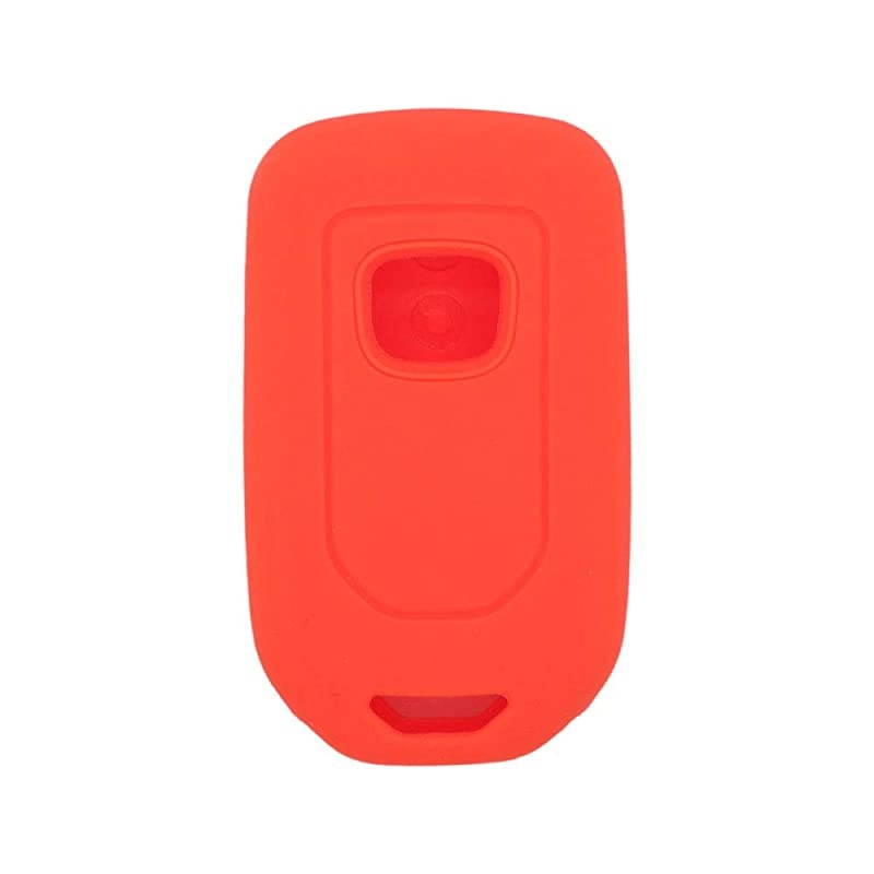 Silicone Cover Protector Case Holder Skin Jacket Compatible with HONDA Crosstour Fit 2+1 Hold Button 3 Buttons Smart Remote Key Fob CV4214 Orange
