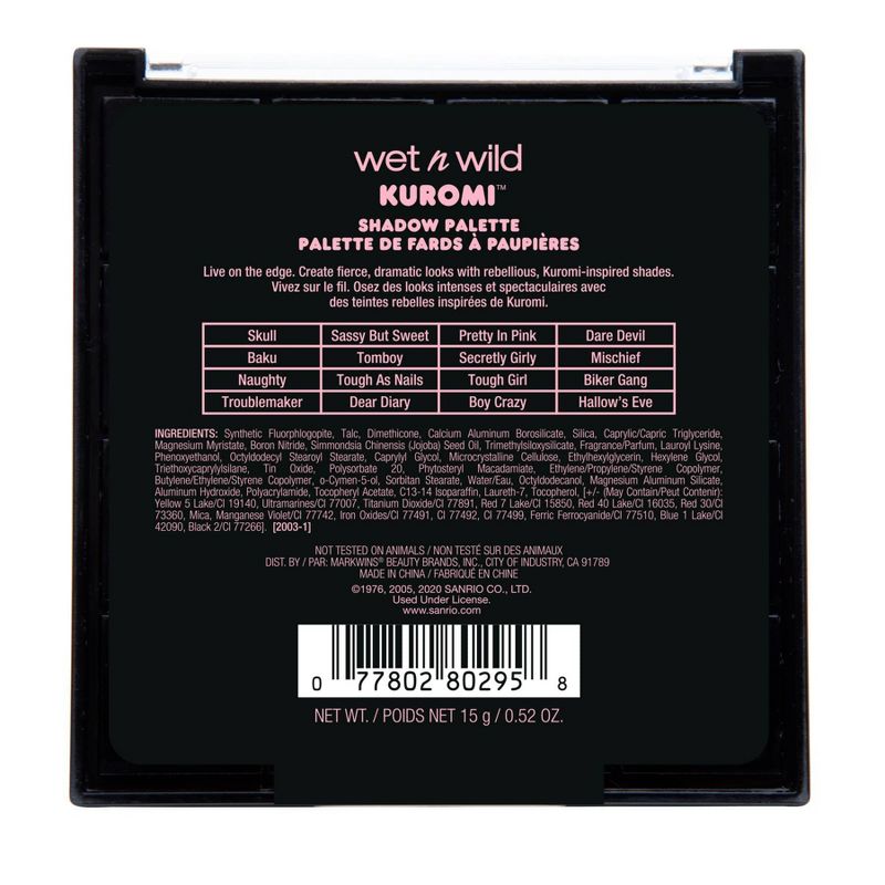 Wet n Wild + Kuromi Shadow Palette - 0.52oz
