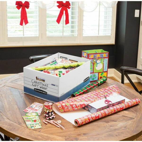 Bankers Box Stor/File Legal 24" x 15" x 10" Storage Boxes W/Lift-Off Lid, 4-Pk