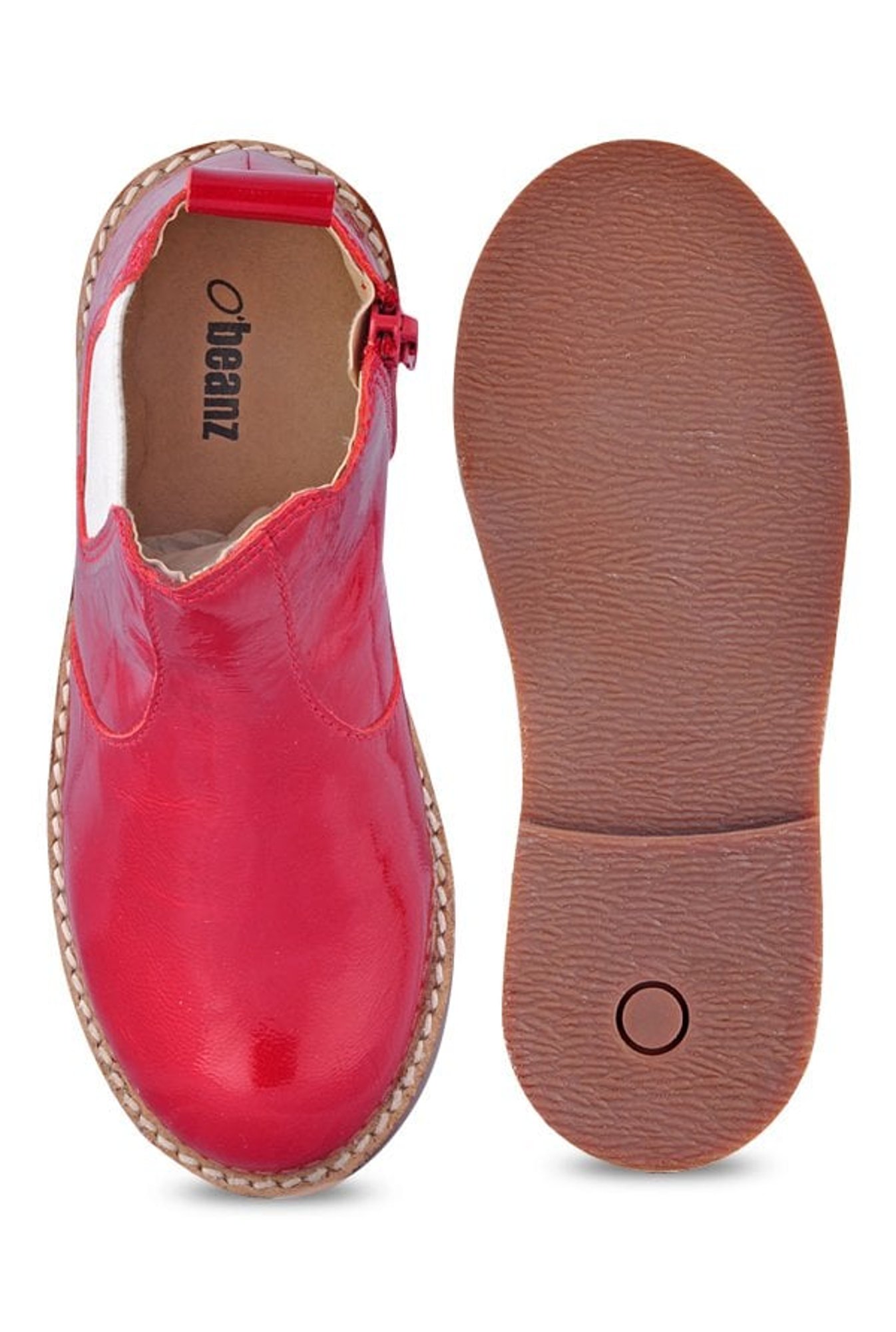 Beanz Kids Philippa Red Chelsea Boots