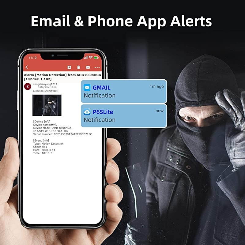 2021 New?  5MP Security Camera System(2TB Hard Drive),8X 5MP(2560TVL) Indoor Outdoor CCTV Cameras,8 Channel Wired Home Complete Surveillance Systems Waterproof Motion Detection Night Vision