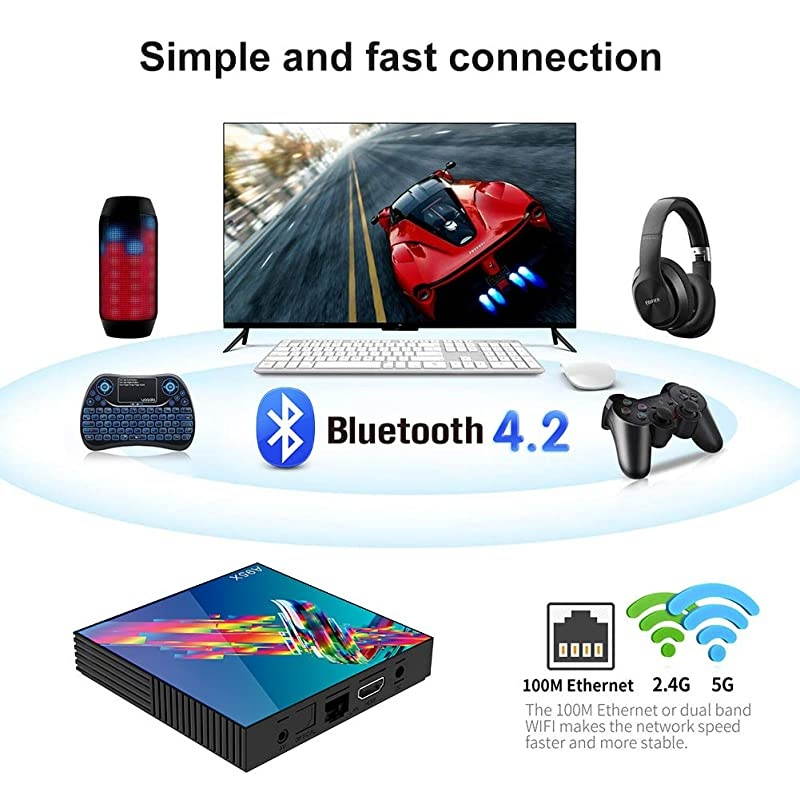 Pro 10 TV Box Android TV Box 100 4GB RAM 64GB ROM RK3318 QuadCore Support 24G50G Dual WiFi Bluetooth 40 Ethernet LNA 3D 4K