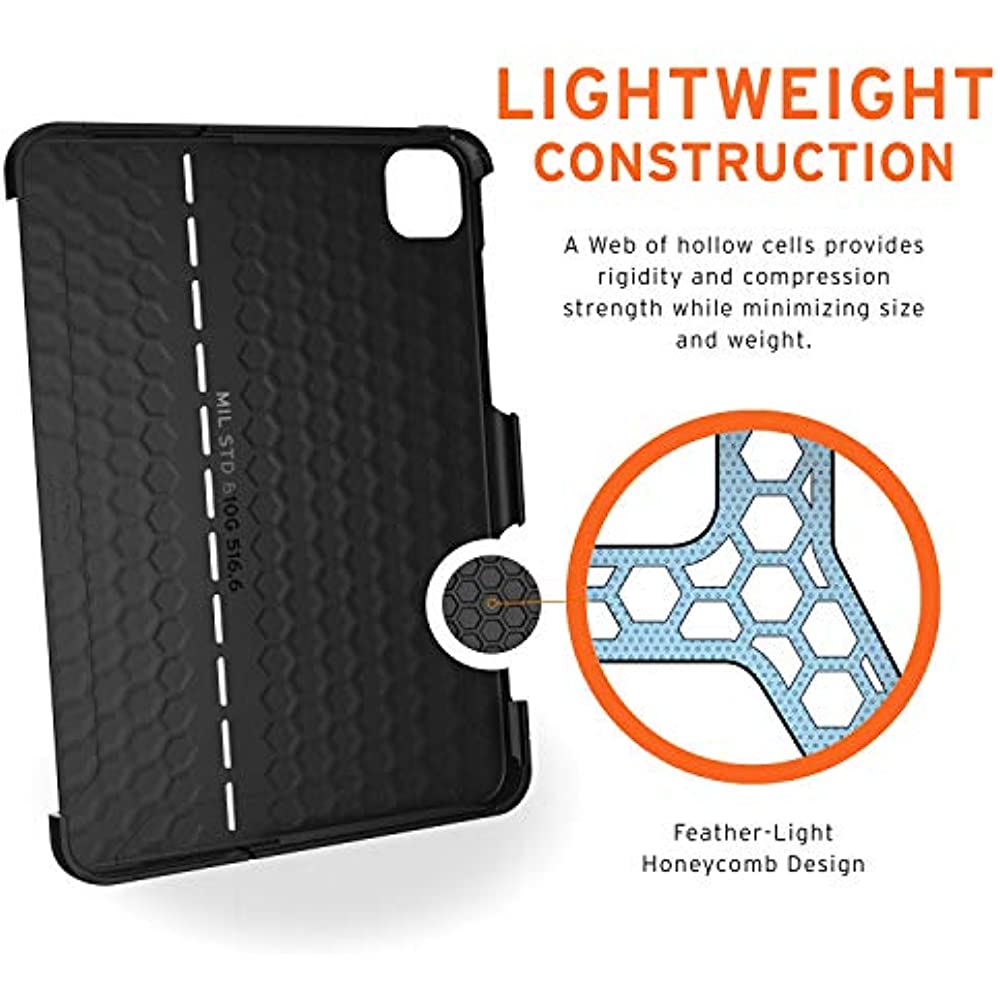 UAG iPad Pro 11-inch (2nd Gen, 2020) Case Scout [Black] Slim Protective Cover