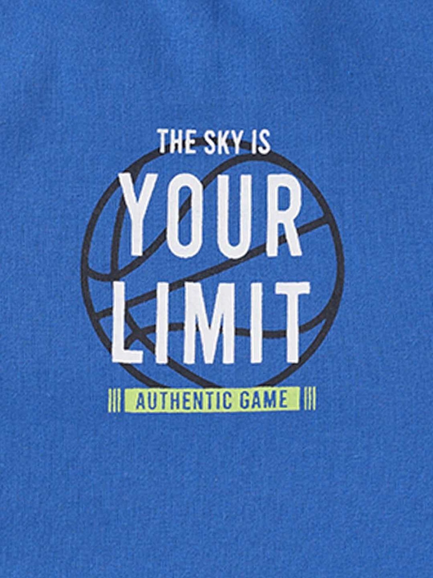 Ed-a-Mamma Kids Blue Cotton Printed Full Sleeves Sweatshirt