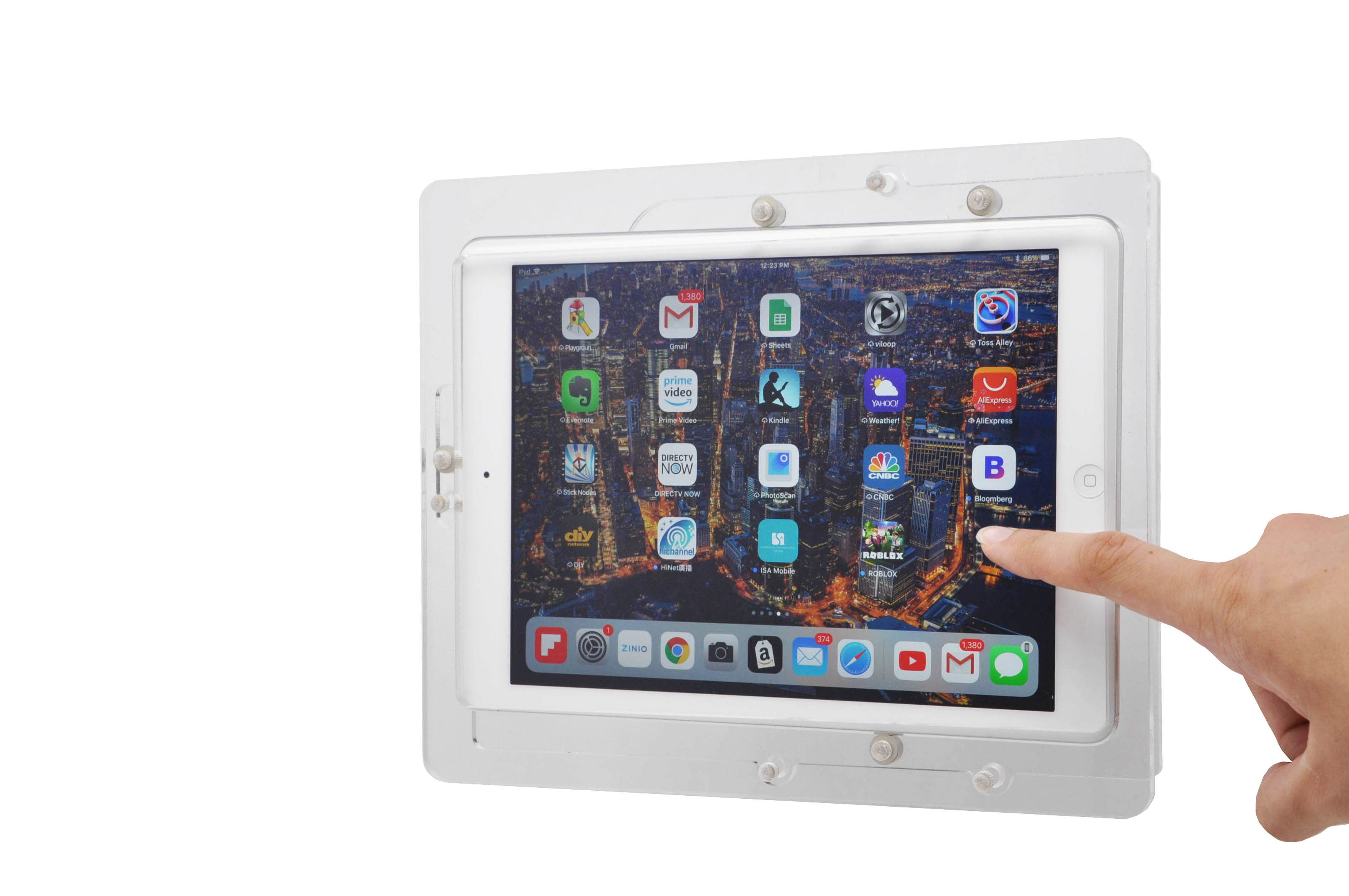 TABcare iPad mini Acrylic Security VESA case with Wall Mount Kit (iPad mini 4)