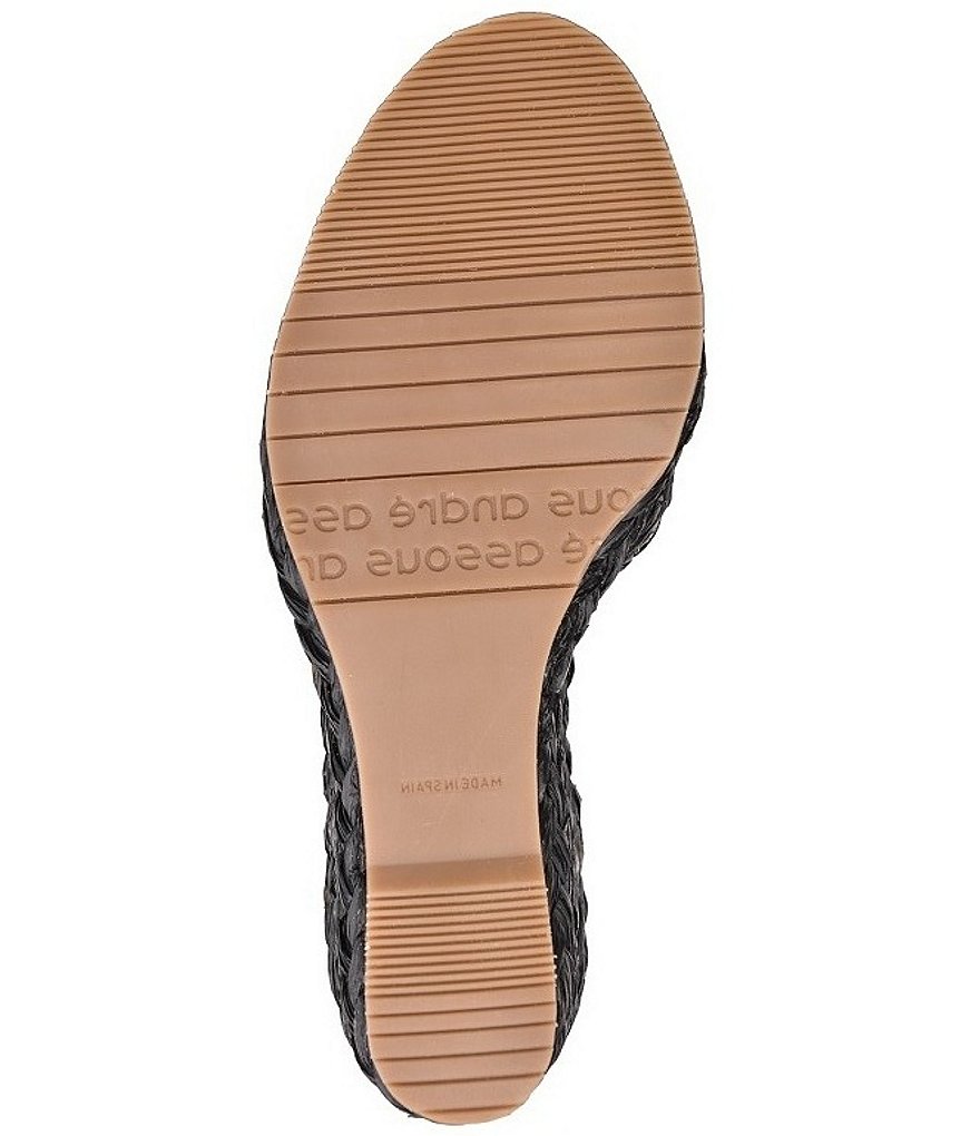 Andre Assous Madina Woven Raffia Espadrille Sandals