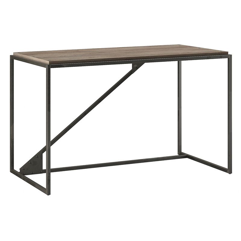 Bush Furniture Refinery 50W Industrial Desk, Rustic Gray RFD150RG-03