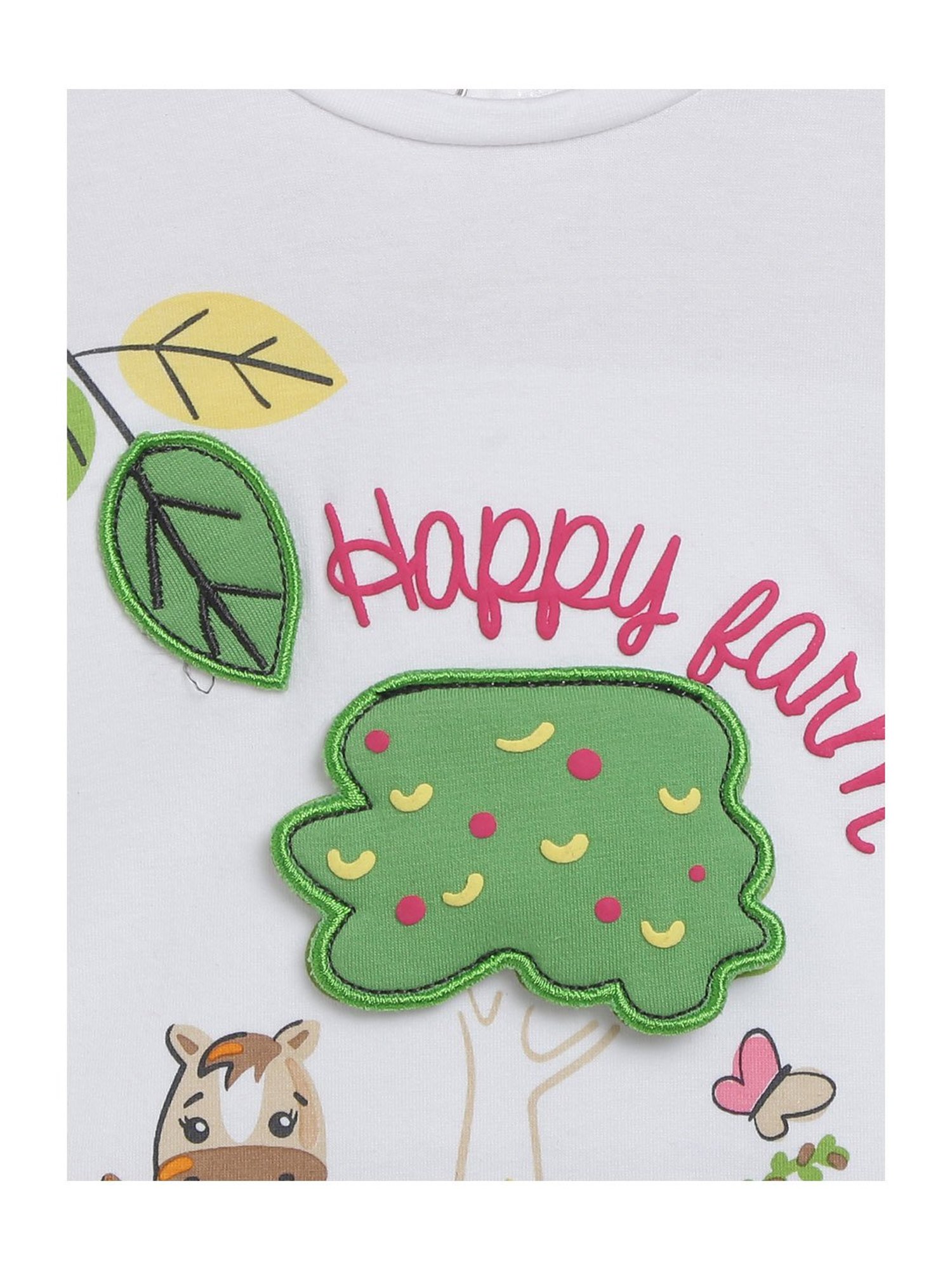 Chicco Kids White Printed Top