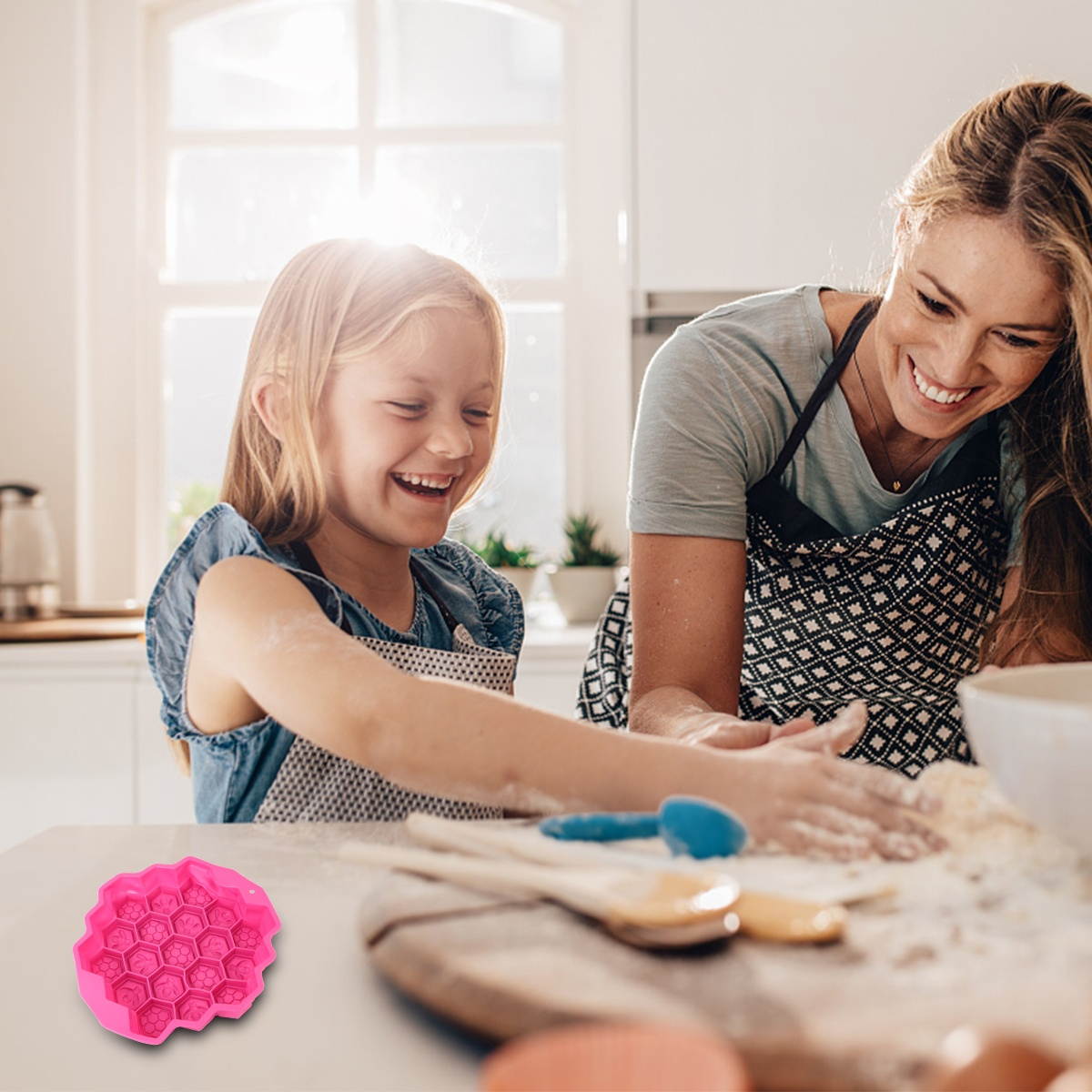 Unique Silicone Mold Chic Baking Mould Honeycomb Shape Cake Mold Baking Tool