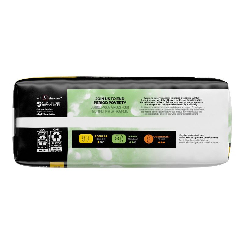 U by Kotex Security Ultra-Thin Regular Maxi Pads - 36ct